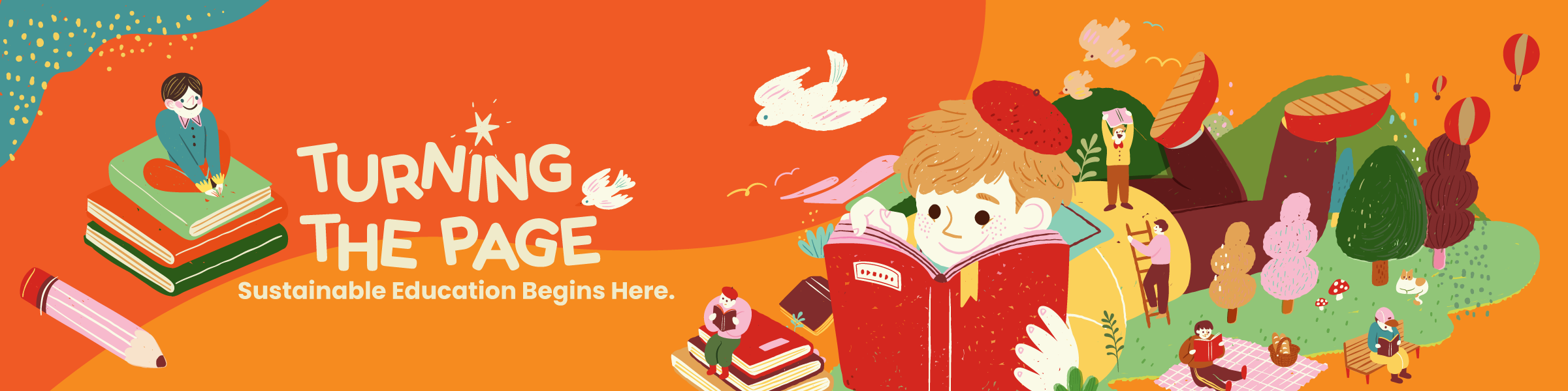 Turning the Page Banner