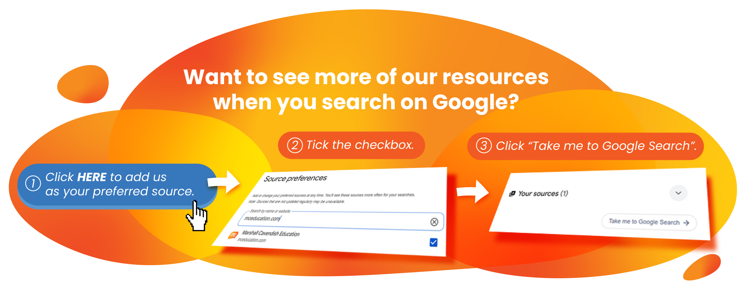 Add MCE as a preferred source banner